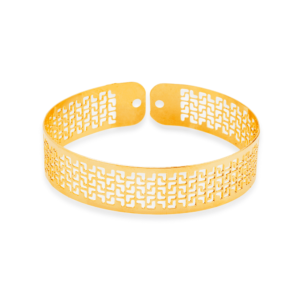 Bracelete Dourado de Renda Vazado - Luxo e Sofisticação