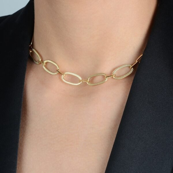 Chocker Dourada Cartier com Extensor - Image 2